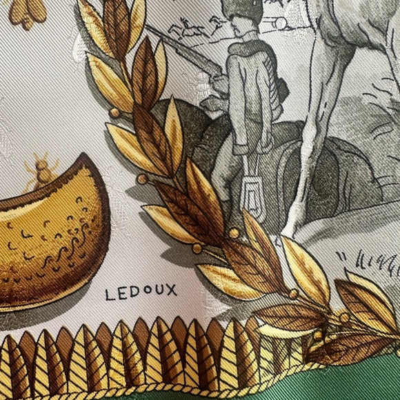 Hermes Napoleon 100% Silk Scarf - Picture 7 of 10